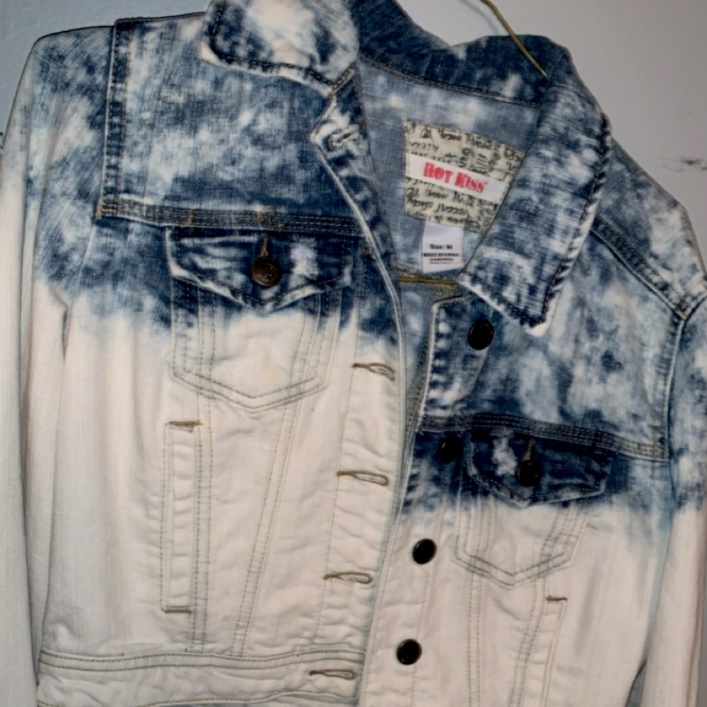Ombré jean jacket